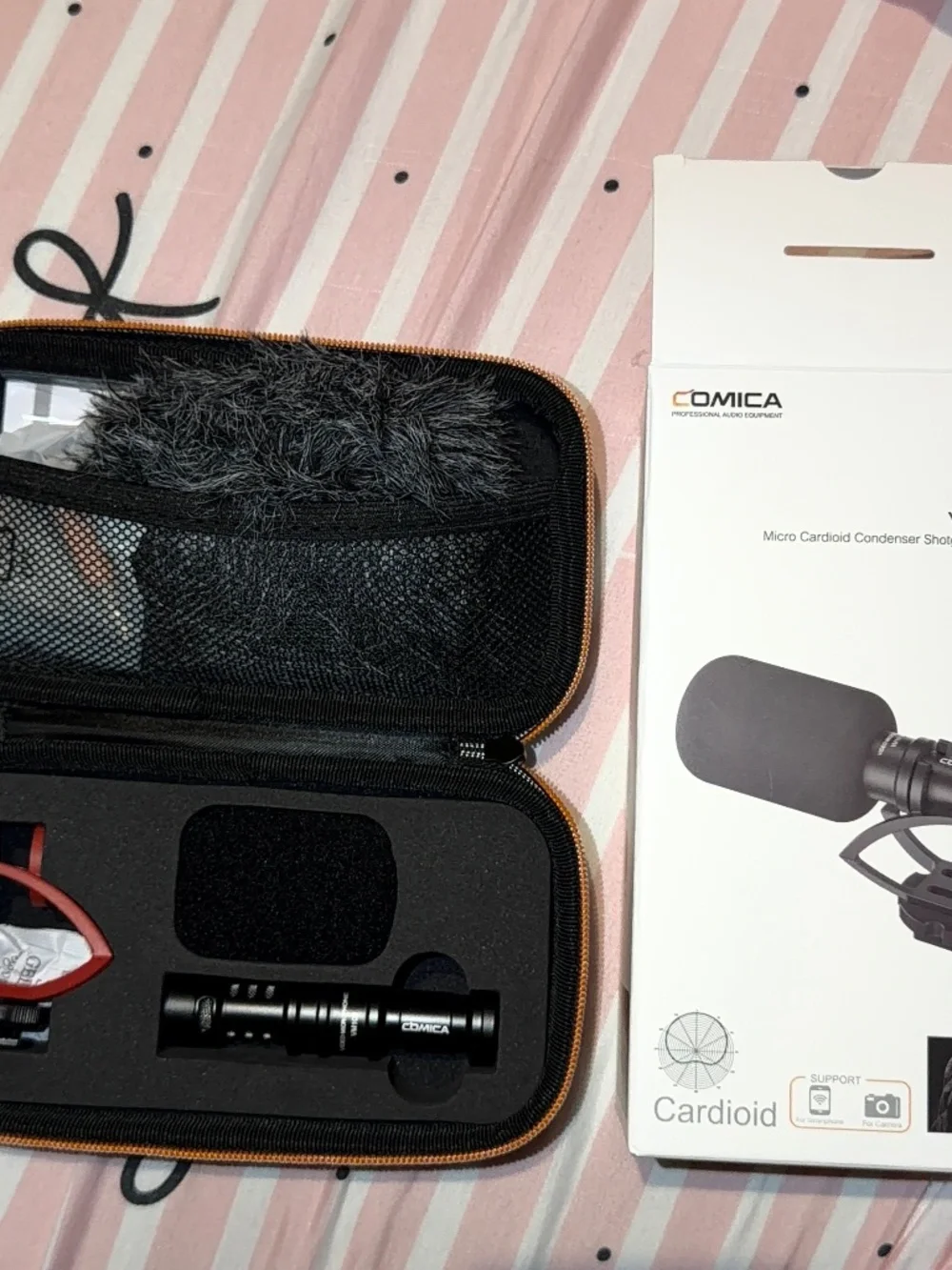 COMICA CVM-VM10II Universal Shotgun Microphone for Camera, iPhone, Android